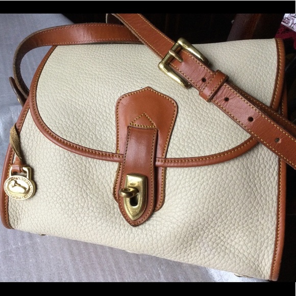 Dooney & Bourke AWL Shoulder Crossbody Vanilla/British Tan - Picture 12 of 16